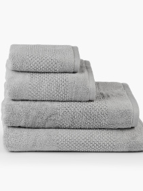 Рушник з натуральної бавовни "Бриз" сірий MBM HOME модель BT-01/02/03/04 GRAY Рушник з натуральної бавовни "Бриз" сірий MBM HOME модель BT-01/02/03/04 GRAY Фото