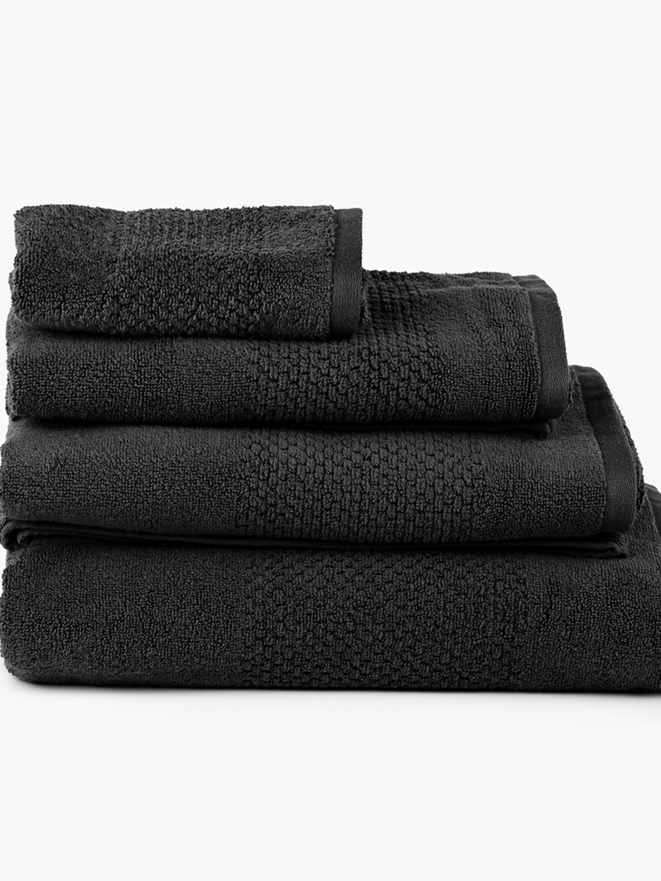 Рушник з натуральної бавовни "Бриз" темно-сірий MBM MY HOME модель BT-01/02/03/04 DARK GRAY Фото