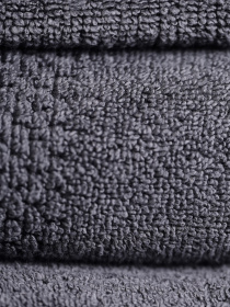 Рушник з натуральної бавовни "Бриз" темно-сірий MBM HOME модель BT-01/02/03/04 DARK GRAY Фото