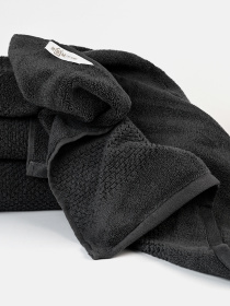 Рушник з натуральної бавовни "Бриз" темно-сірий MBM HOME модель BT-01/02/03/04 DARK GRAY Фото