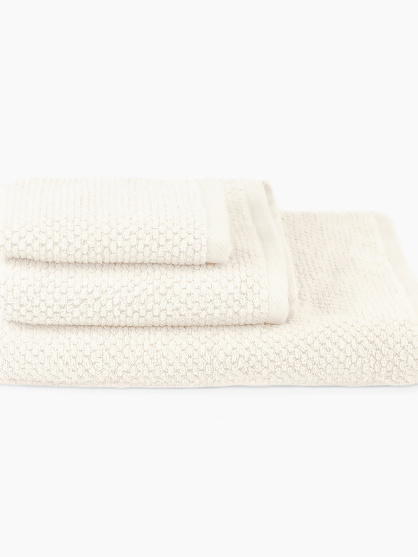 Рушник з натуральної бавовни "Затока" кремовий MBM HOME модель BT-05/06/07 CREAM Фото