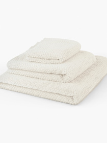 Рушник з натуральної бавовни "Затока" кремовий MBM HOME модель BT-05/06/07 CREAM Фото