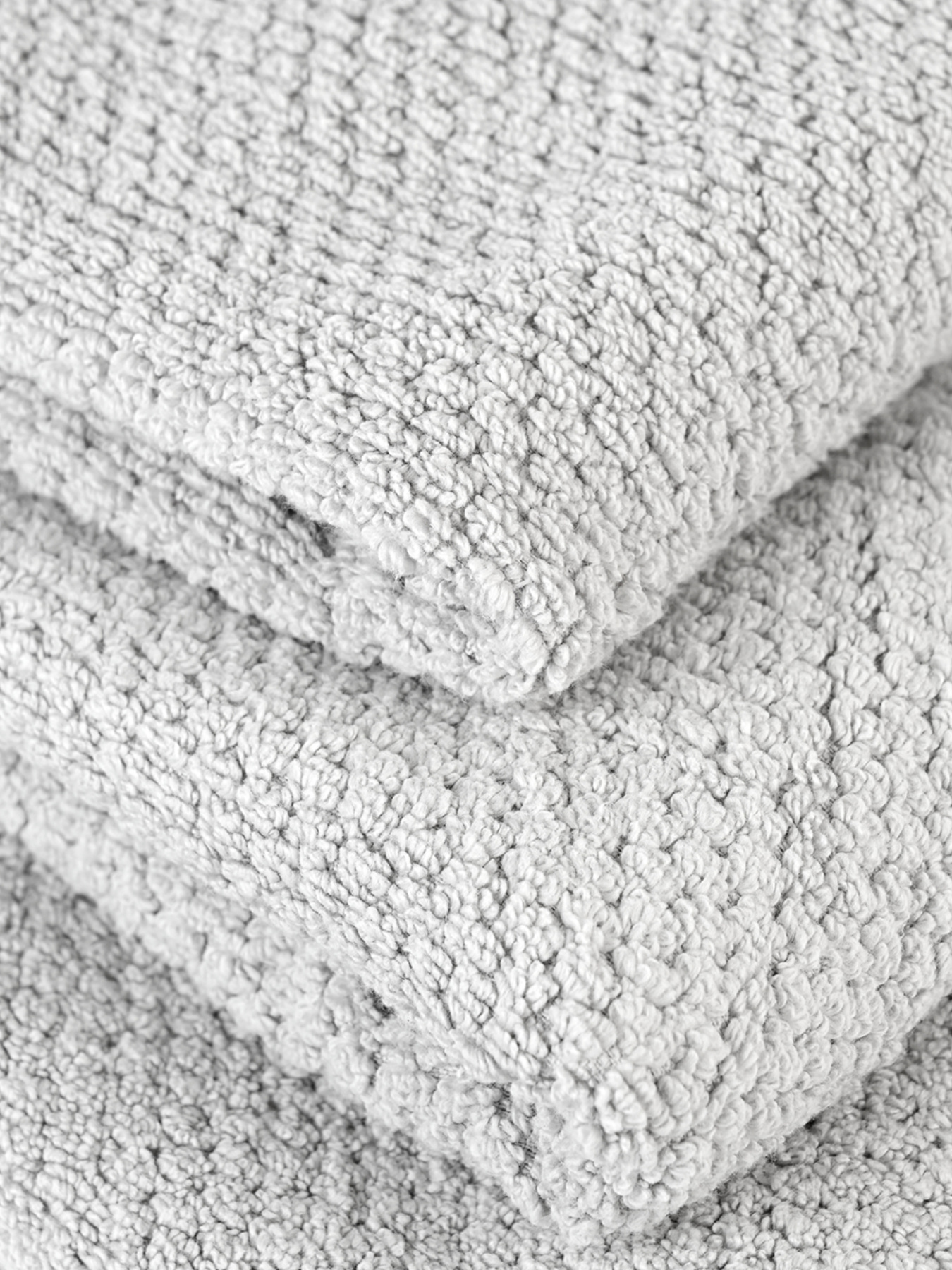 Полотенце из натурального хлопка "Залив" серое MBM MY HOME модель BT-05/06/07 GRAY Фото