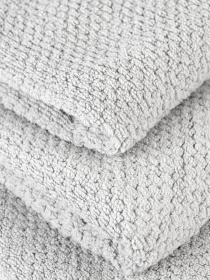 Полотенце из натурального хлопка "Залив" серое MBM MY HOME модель BT-05/06/07 GRAY Фото