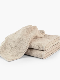 Рушник з натуральної бавовни "Хвиля" бежевий MBM HOME модель BT-08/09/10 BEIGE Рушник з натуральної бавовни "Хвиля" бежевий MBM HOME модель BT-08/09/10 BEIGE Фото