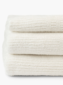 Рушник з натуральної бавовни "Хвиля" кремовий MBM HOME модель BT-08/09/10 CREAM Рушник з натуральної бавовни "Хвиля" кремовий MBM HOME модель BT-08/09/10 CREAM Фото