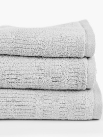 Полотенце из натурального хлопка "Волна" серое MBM MY HOME модель BT-08/09/10 GRAY Фото