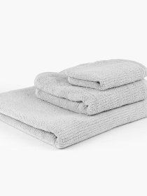 Полотенце из натурального хлопка "Волна" серое MBM MY HOME модель BT-08/09/10 GRAY Фото