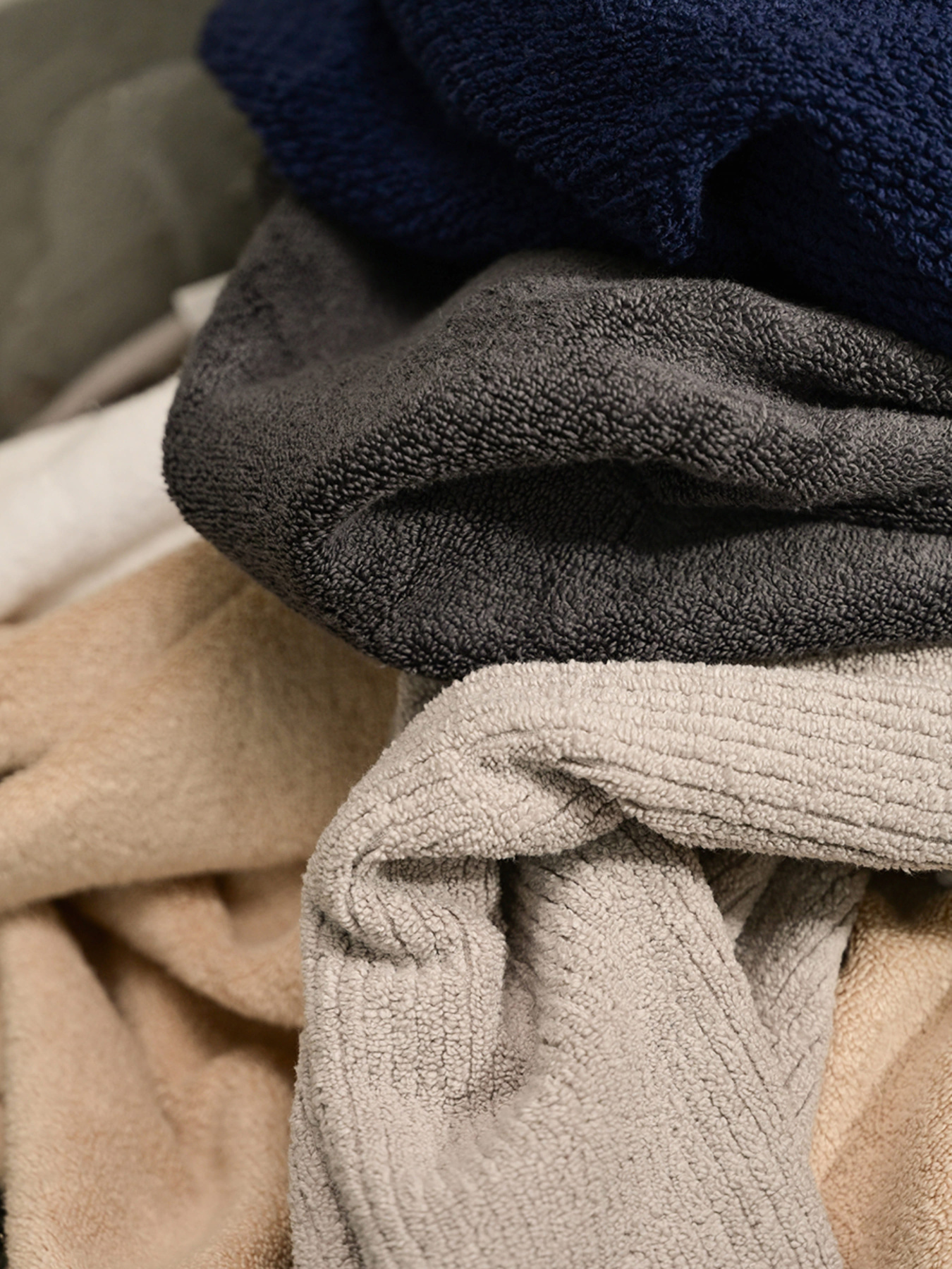 Рушник з натуральної бавовни "Хвиля" сірий MBM HOME модель BT-08/09/10 GRAY Рушник з натуральної бавовни "Хвиля" сірий MBM HOME модель BT-08/09/10 GRAY Фото