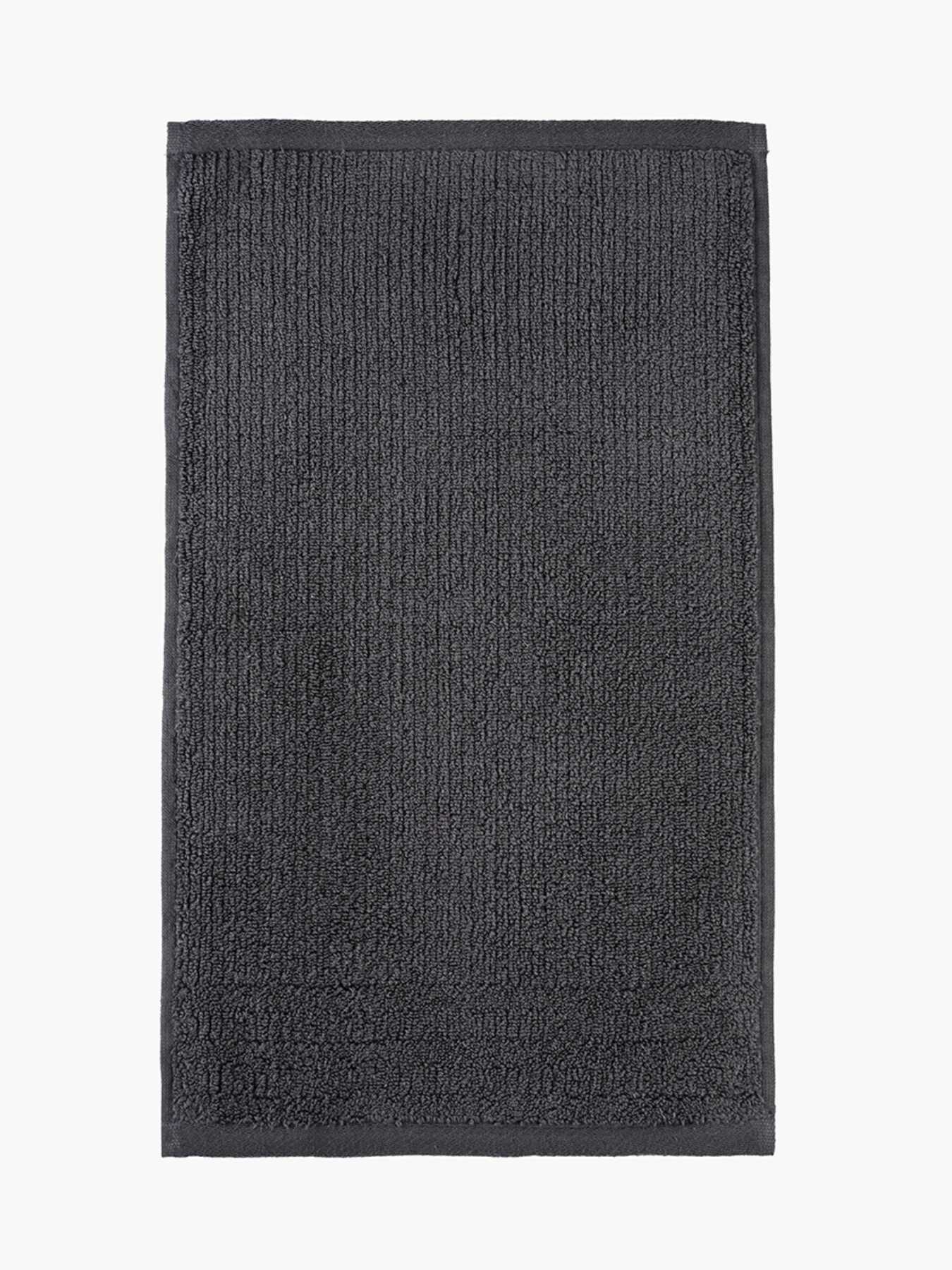 Полотенце из натурального хлопка "Волна" темно-серое MBM MY HOME модель BT-08/09/10 DARK GRAY Фото