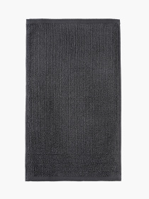 Рушник з натуральної бавовни "Хвиля" темно-сірий MBM HOME модель BT-08/09/10 DARK GRAY Фото