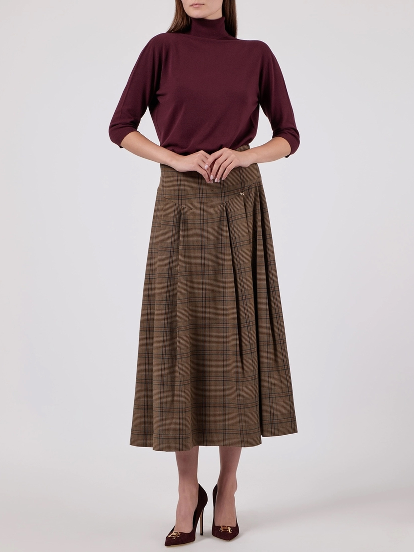 Спідниця міді KOCCA модель A24PGO2663ABQDF1065 Фото