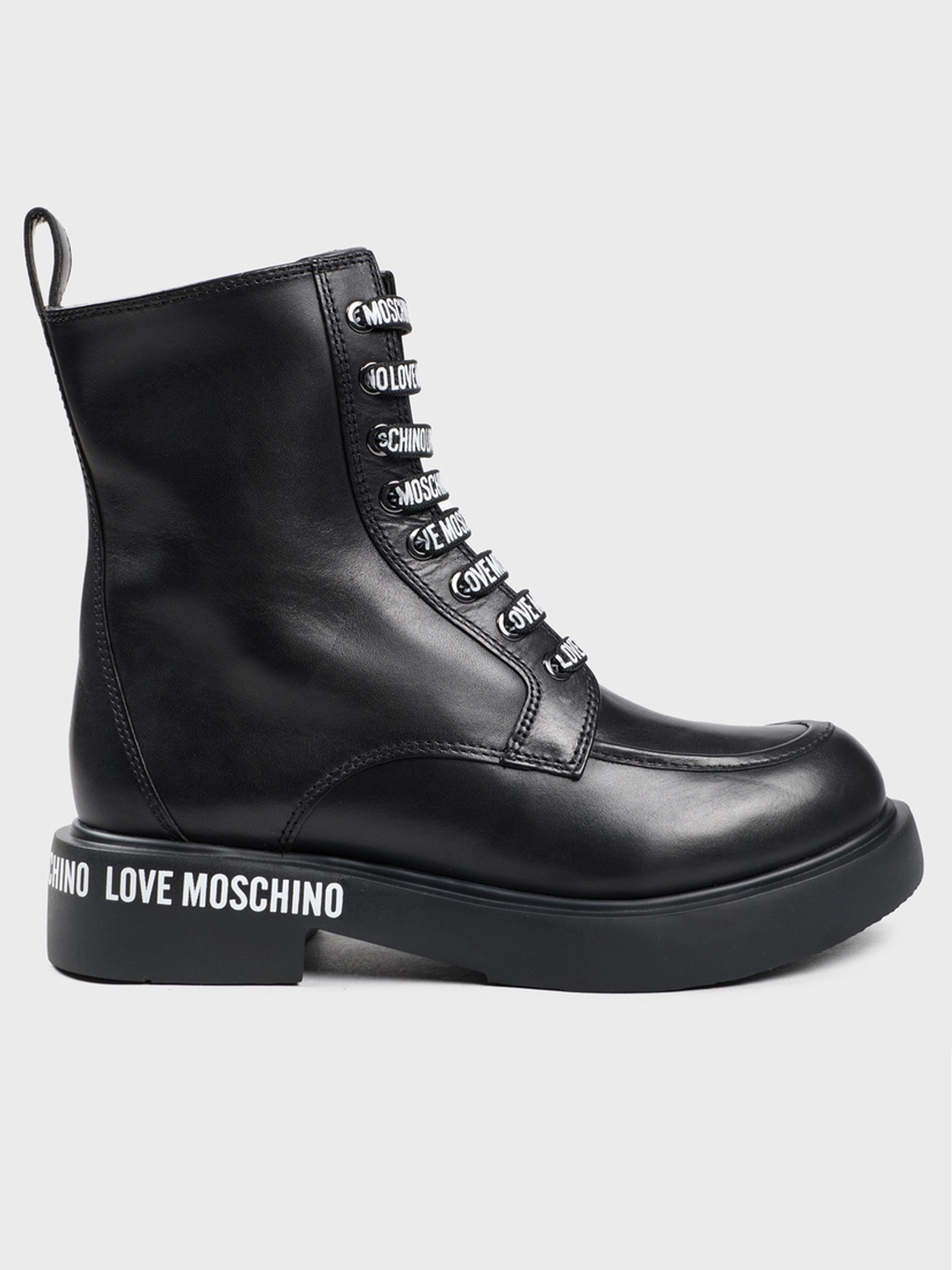 Жіночі Черевики Moschino  (JA24214G0LIA0000) колір чорний, матеріал віскоза
