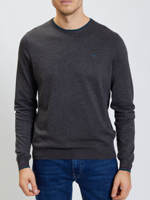 Кофты и свитера Fred Mello модель FM24W03MG_ANTRMELANG Фото