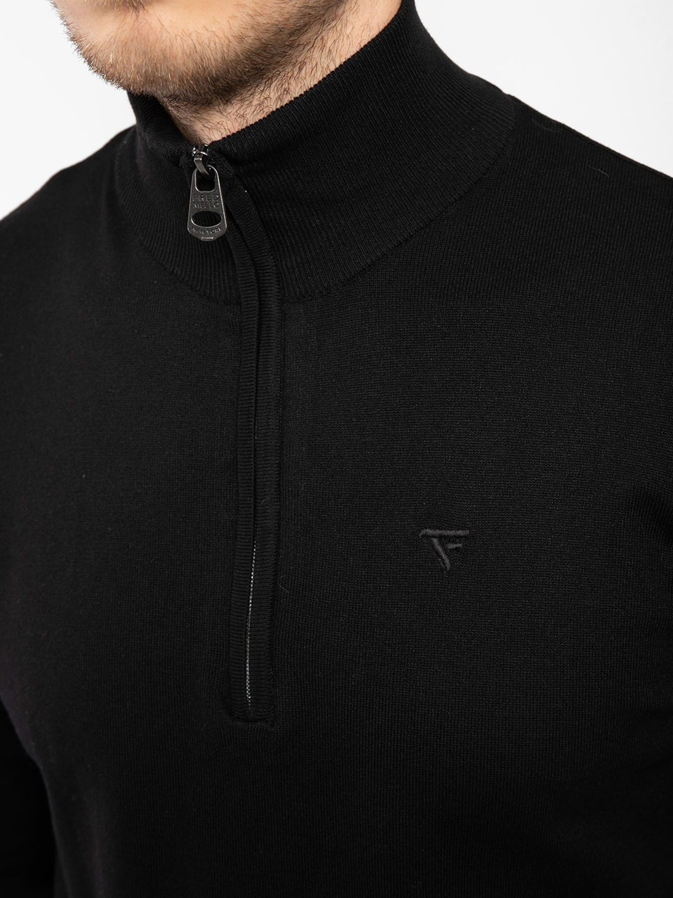 Кофты и свитера Fred Mello модель FM24W04MM_BLACK Фото