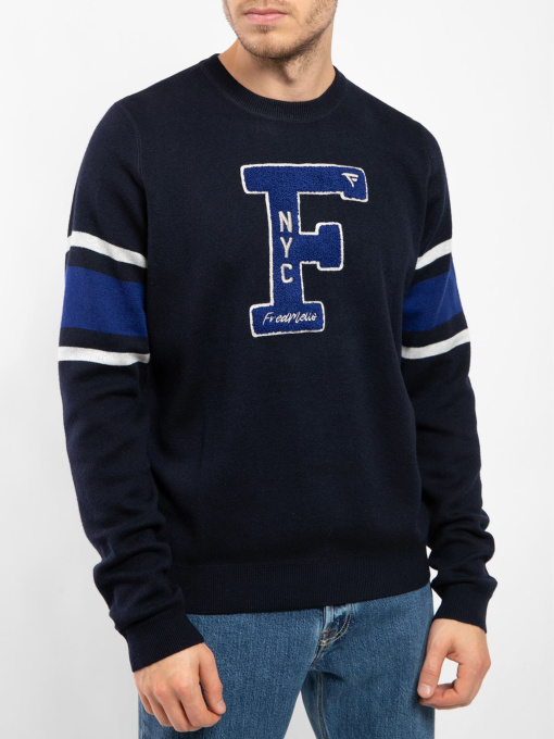 Худи и свитшоты Fred Mello модель FM24W51MG_BLUE Фото