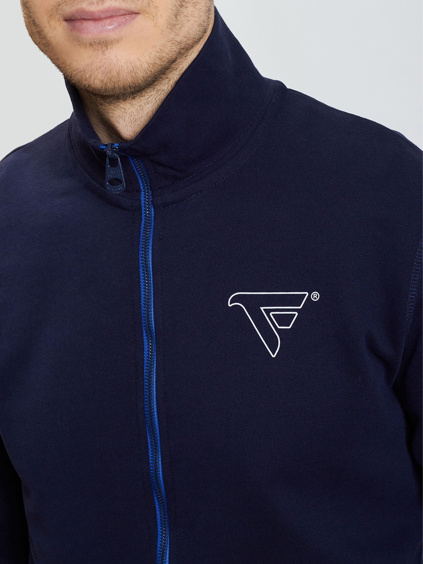 Кофта спортивная Fred Mello модель FM24W03FZ_BLUE Фото