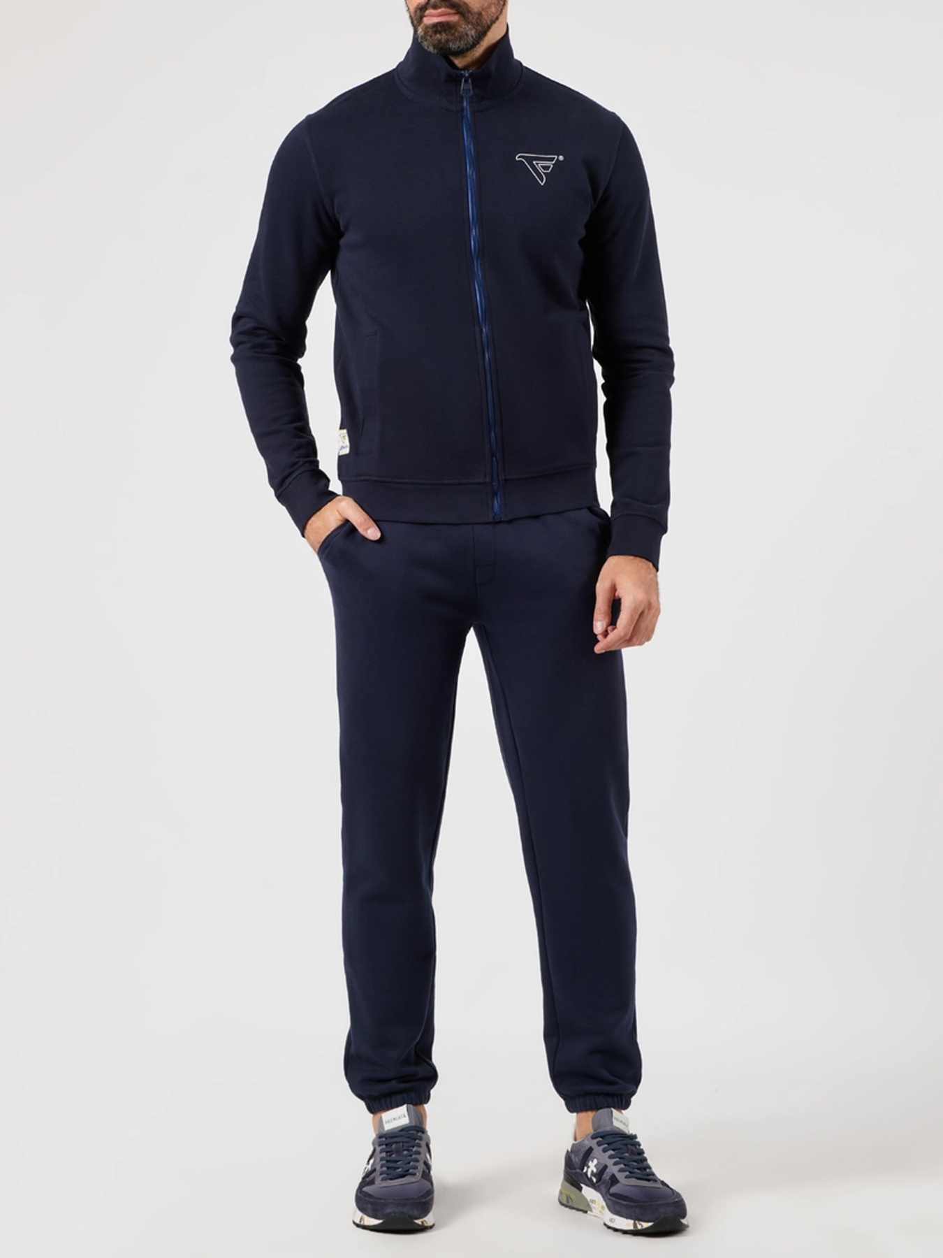 Кофта спортивная Fred Mello модель FM24W03FZ_BLUE Фото