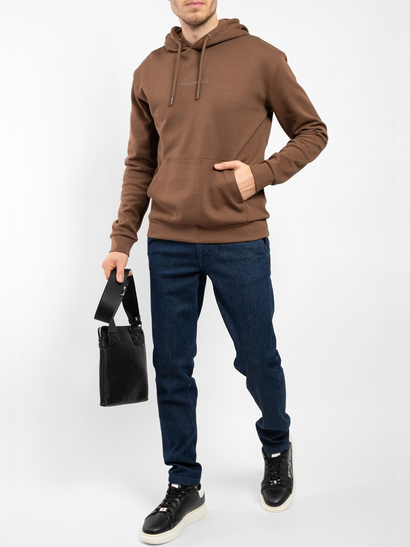 Кофты и свитера Fred Mello модель FM24W24FC_COFFEE Фото