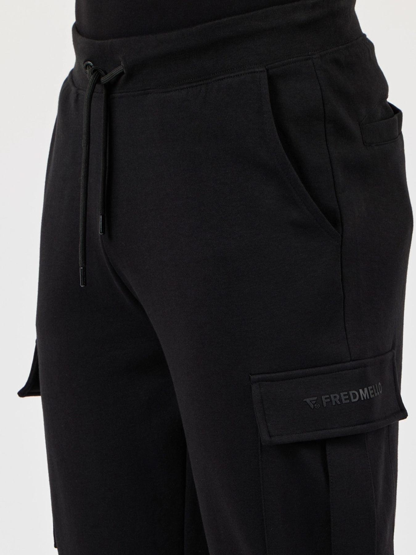 Шорты спортивные Fred Mello модель FM24W06PF_BLACK Фото