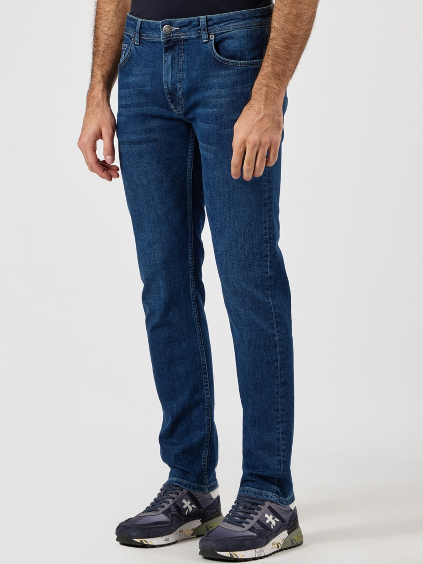 Джинси Fred Mello модель FMNORMAN_MIDDLEBLUE Фото