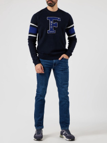 Джинсы Fred Mello модель FMNORMAN_MIDDLEBLUE Фото