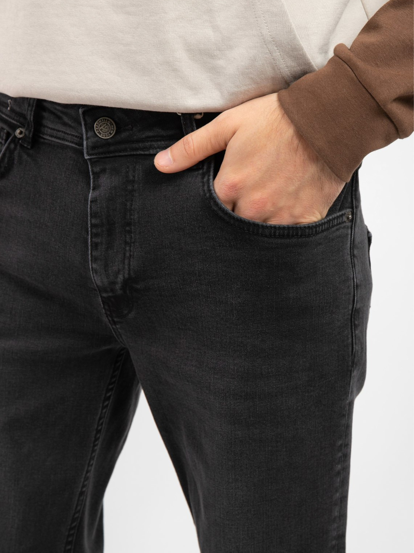 Джинсы Fred Mello модель FM24W15PD_BLACK Фото