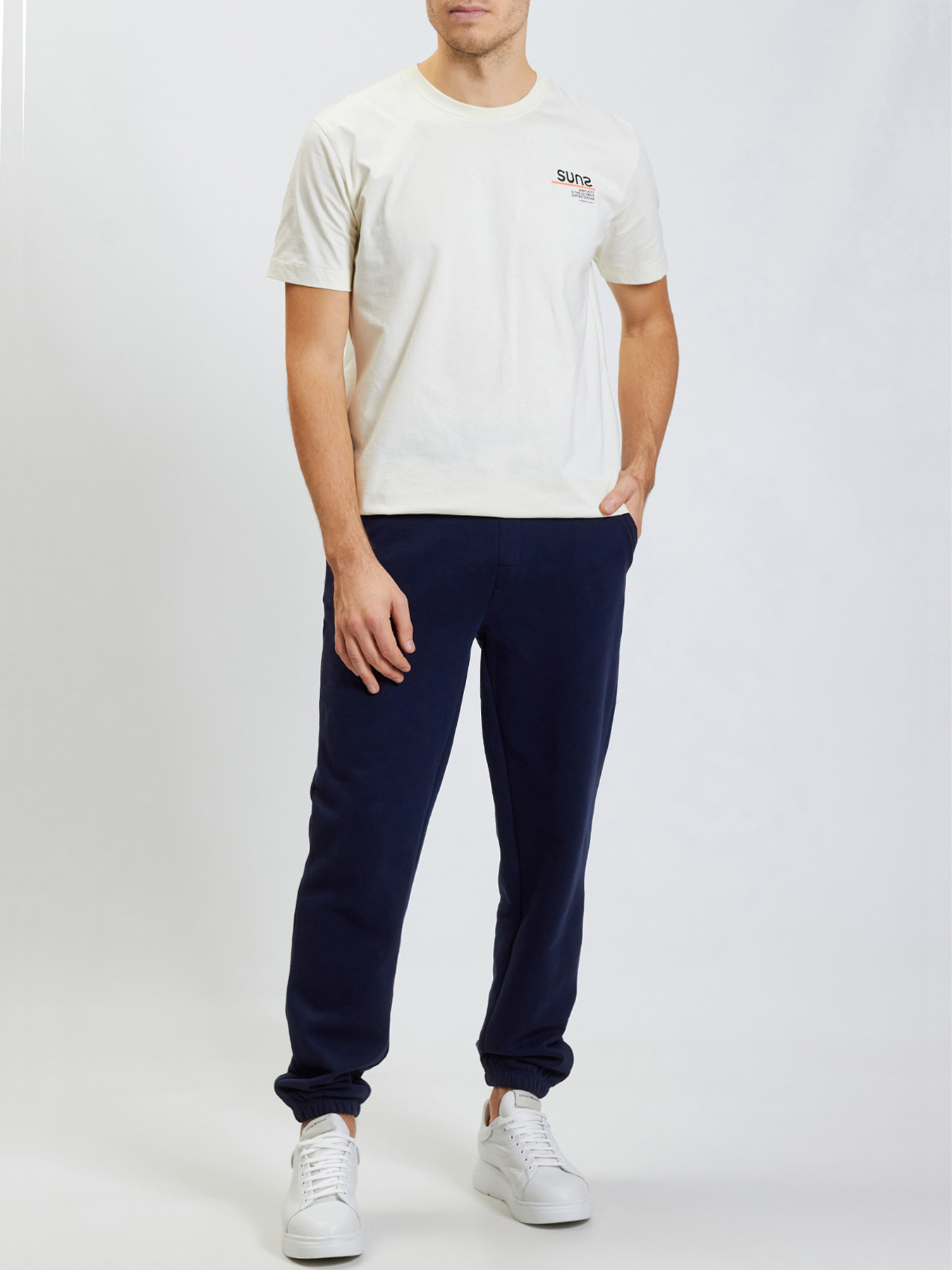 Штаны спортивные Fred Mello модель FM24W02PF_BLUE Фото