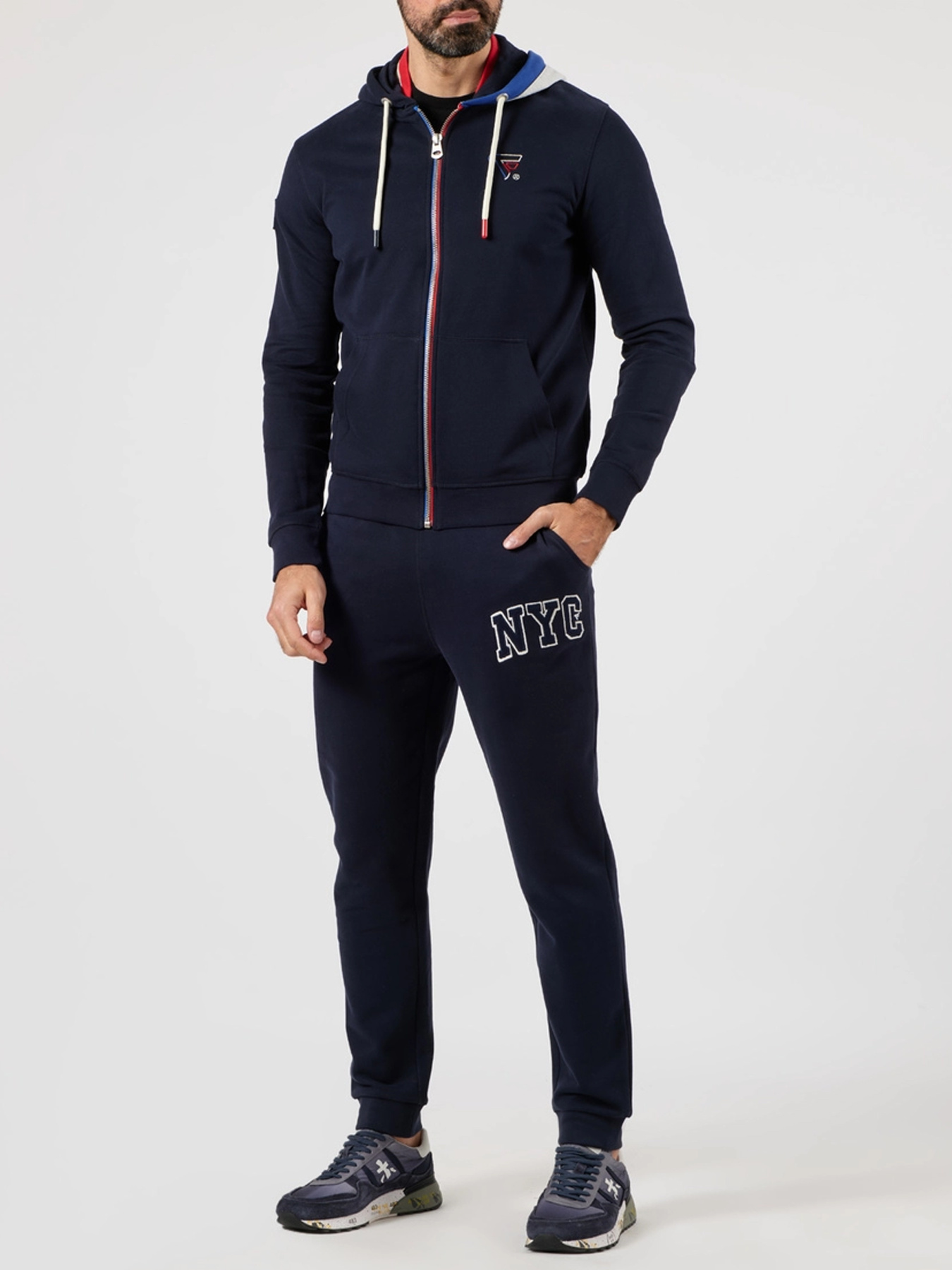 Спортивная кофта Fred Mello модель FM24W23FZ_BLUE Фото