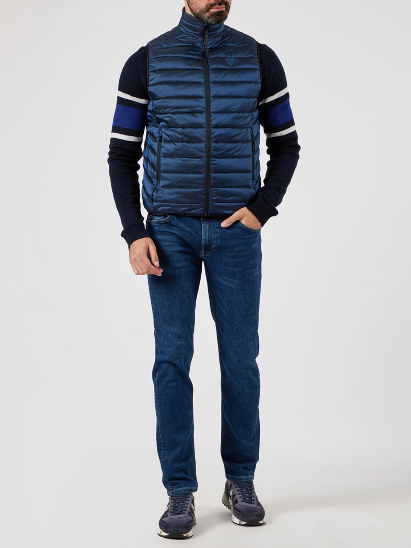 Утепленный жилет Fred Mello модель FMJASPER_AVIO Утепленный жилет Fred Mello модель FMJASPER_AVIO Фото