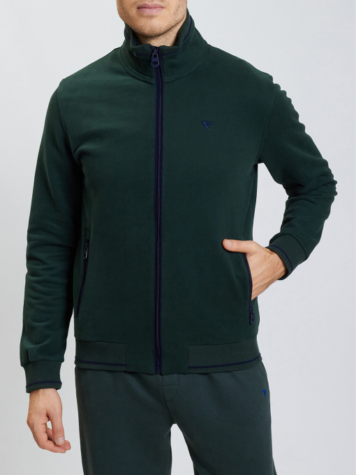 Спортивна кофта Fred Mello модель FM24W05FZ_FOREST Фото