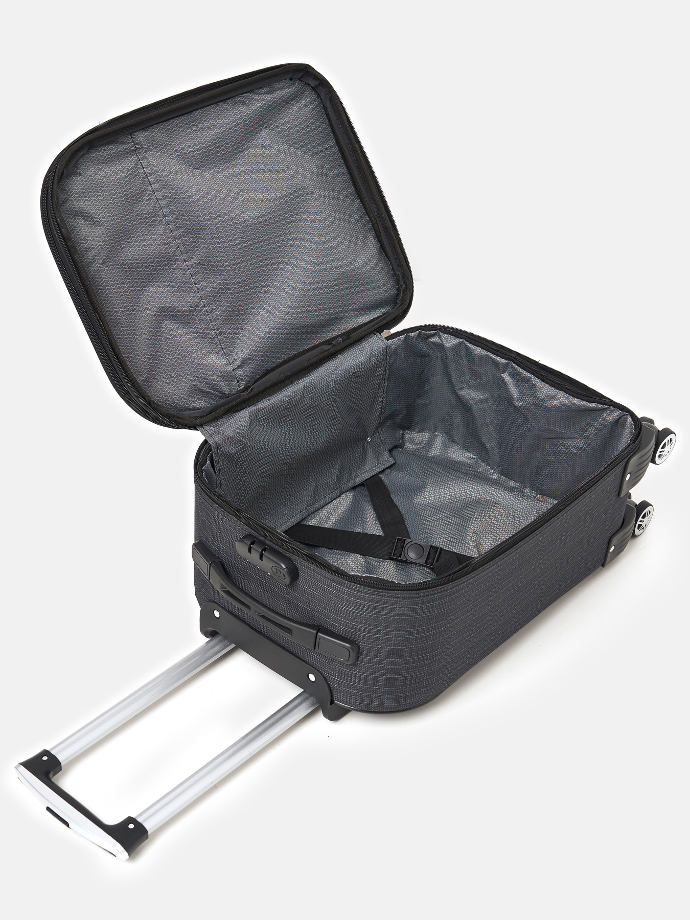 Валіза Ricco Grande модель T1TEXT1000gray-M Фото