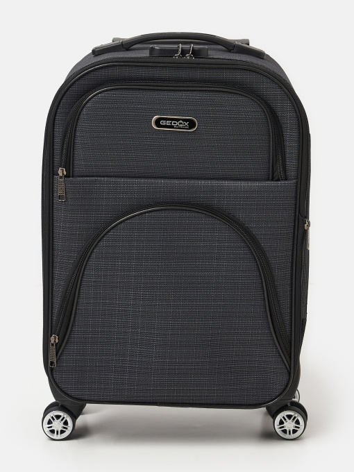 Чемодан Ricco Grande модель T1TEXT1000gray-M Фото