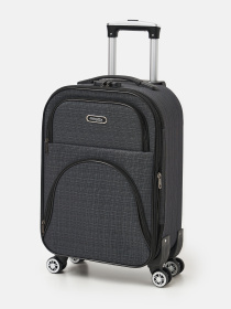 Чемодан Ricco Grande модель T1TEXT1000gray-M Фото