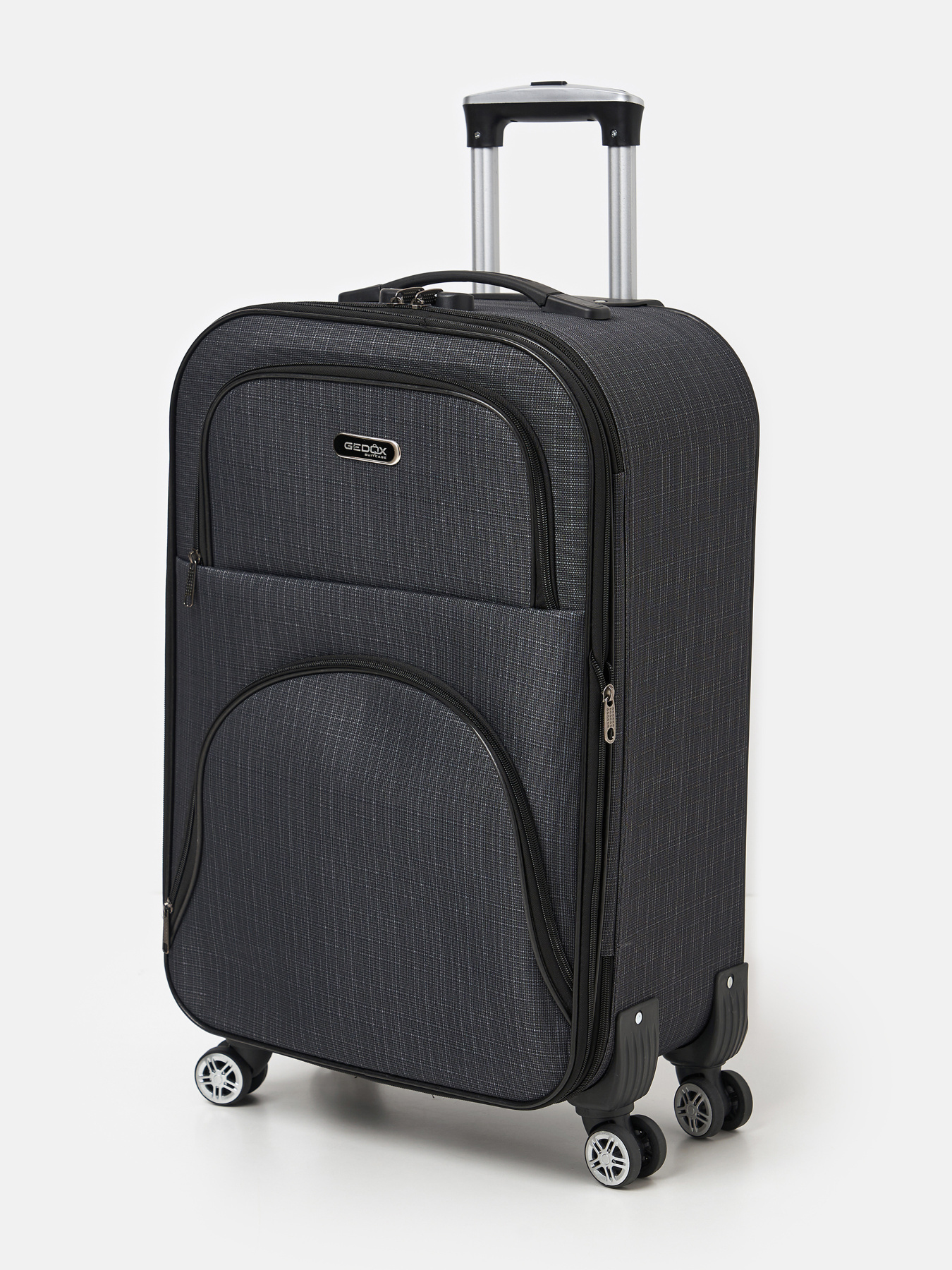 Чемодан Ricco Grande модель T1TEXT1000gray-L Фото