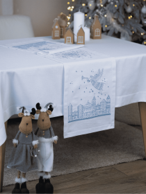 Різдвяна доріжка "Ангел над містом" Едельвіка модель 369-24-09 Фото