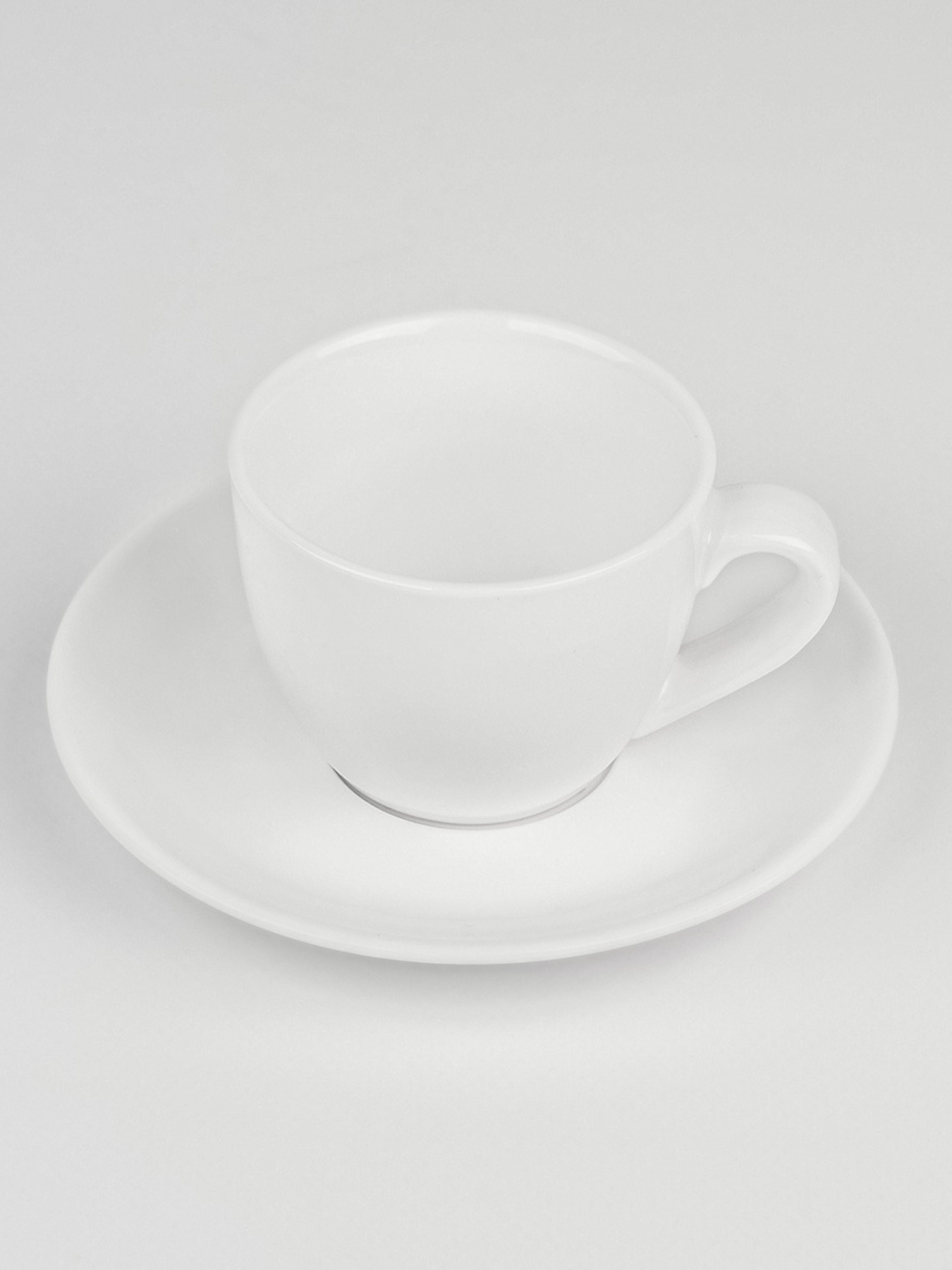 Чашка "Жемчужина" фарфоровая белая MBM MY HOME модель KP-100/102 WHITE Фото