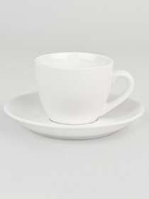 Чашка "Жемчужина" фарфоровая белая MBM MY HOME модель KP-100/102 WHITE Фото