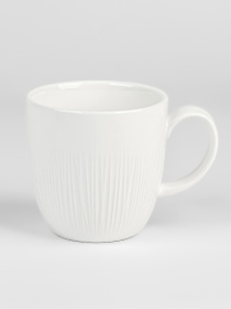 Кружка "Луч" фарфоровая белая MBM MY HOME модель KP-115 WHITE Фото