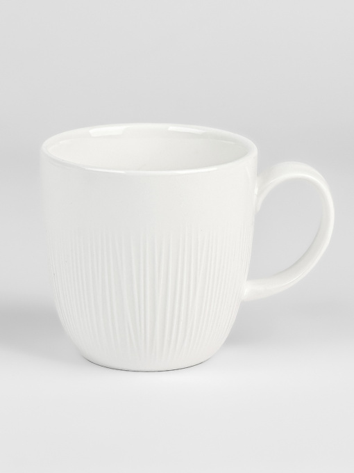 Кружка "Луч" фарфоровая белая MBM HOME модель KP-115 WHITE Фото