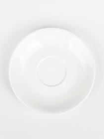Блюдце "Перлина" порцелянове біле MBM MY HOME модель KP-101/103 WHITE Фото