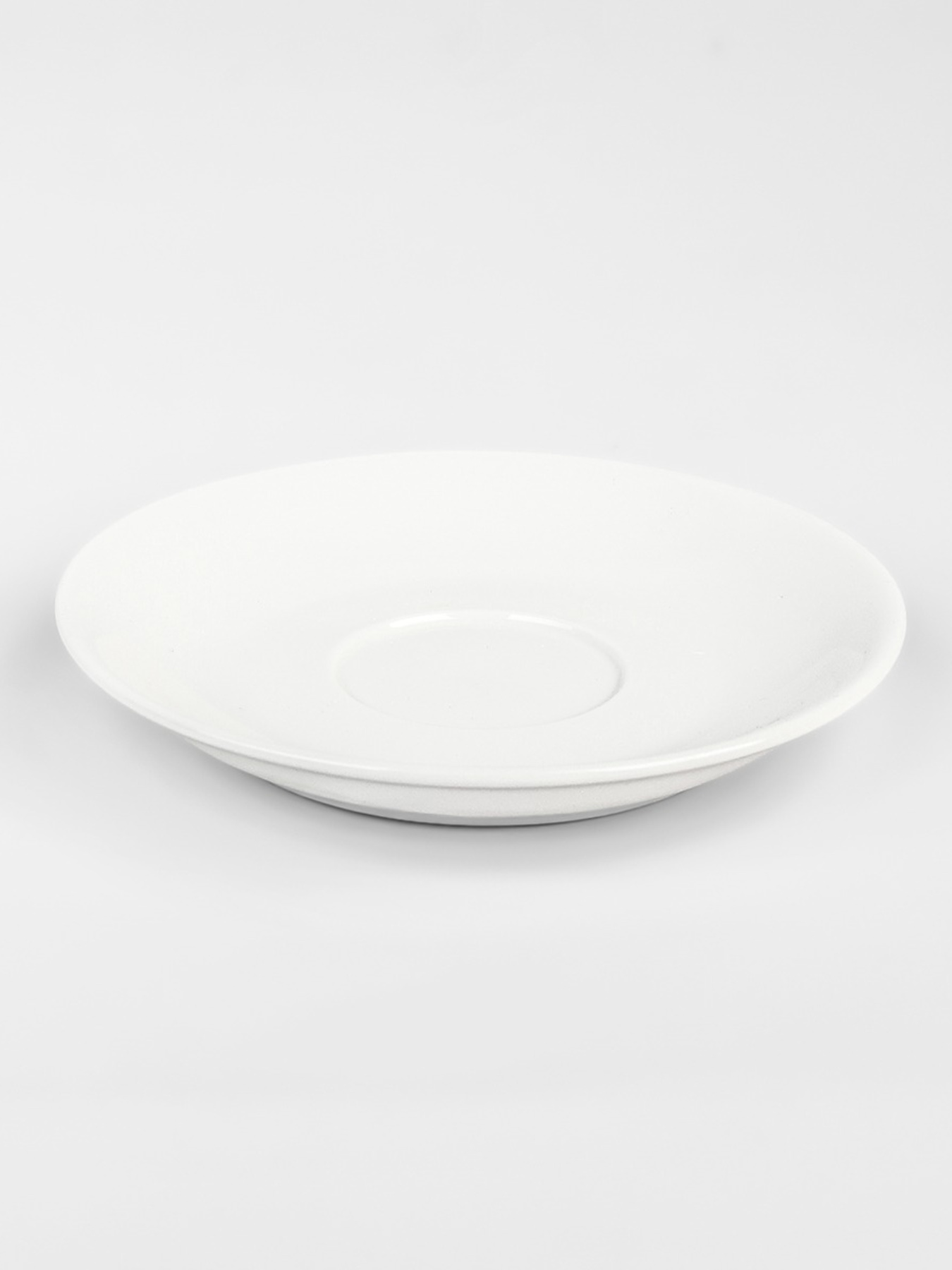 Блюдце "Перлина" порцелянове біле MBM HOME модель KP-101/103 WHITE Фото