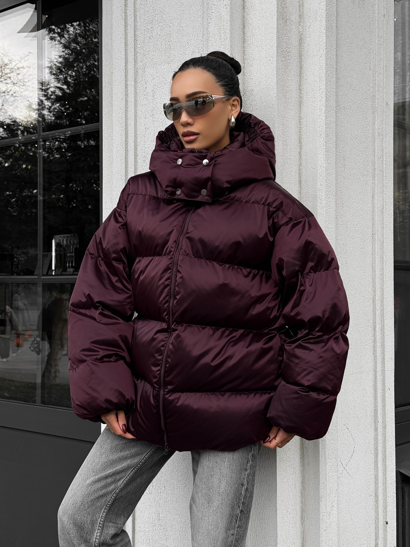 Пуховик Jadone Fashion модель Taym_marsal Фото