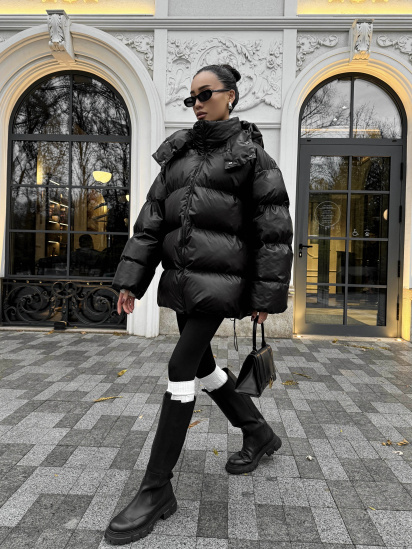 Пуховик Jadone Fashion модель Taym_chor — фото 4 - INTERTOP