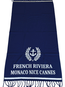 Туристическое полотенце Le Comptoir de la plage Пляжний Рушник модель Riviera_Navy Фото