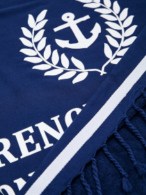 Туристичний рушник Le Comptoir de la plage Пляжний Рушник модель Riviera_Navy Фото