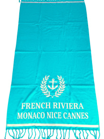 Туристическое полотенце Le Comptoir de la plage Пляжний Рушник модель Riviera_Blue Фото