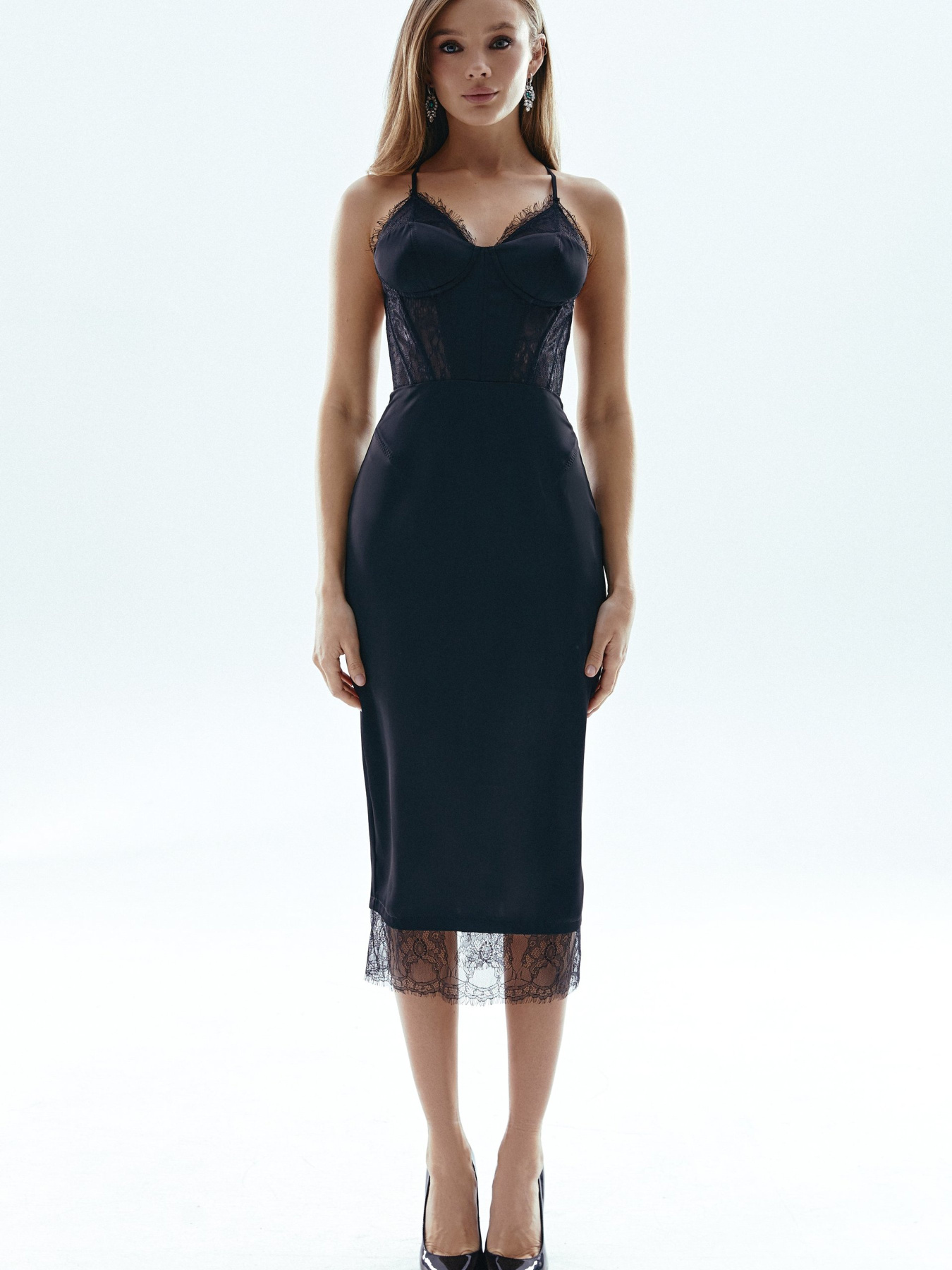 Платье миди Gepur модель 47322 Платье миди Gepur модель 47322 Фото