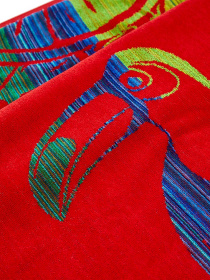 Туристичний рушник Le Comptoir de la plage Пляжний Рушник модель Trinidad_Red Фото