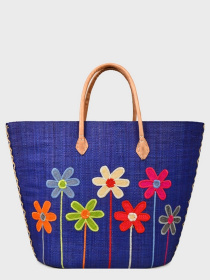 Пляжная сумка Le Comptoir de la plage модель Majunga BLE Фото